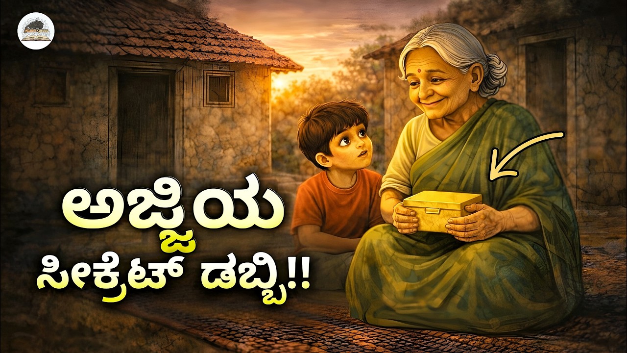 ಒಳಗೆ ಏನಿದೆ ? 😳 | ಅಜ್ಜಿ ಕಥೆ in Kannada 💛✨ | KatheXpress 🚂📖