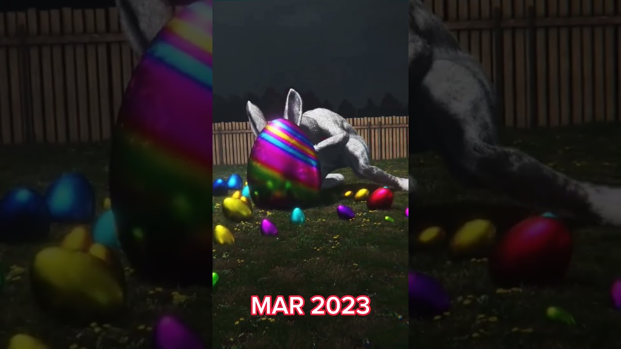 Evolution of Cursed Easter Bunny 