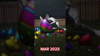 Celebrity Evolution of Cursed Easter Bunny #shorts #evolution Profile