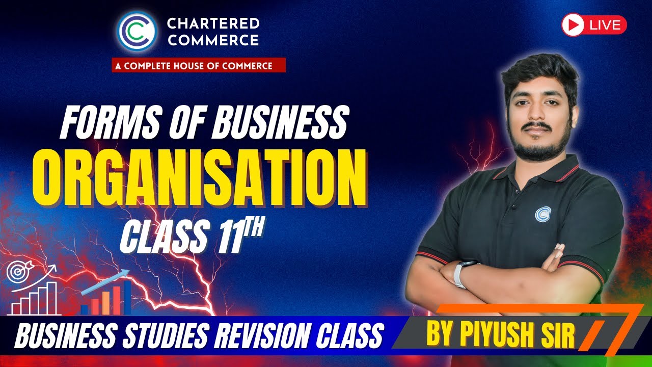 Forms of Business Organisation | Revision Day 3 | Class 11 BST | CBSE & BSEB