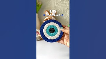 Tissue paper art 🧿 #shorts  #viralshort #textureart #tissuepaperart #evileye #diy #crafting #diy