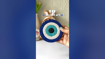 Tissue paper art 🧿 #shorts  #viralshort #textureart #tissuepaperart #evileye #diy #crafting #diy