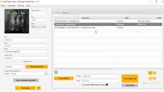 How to use Mp3TagsForTracks | ID3-Editor