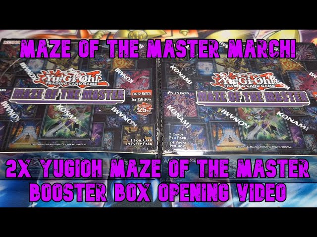 yugioh maze of the master booster box Yu-Gi-OH! Maze of the Master Booster Box [1st Edition] (MZTM) SEALED