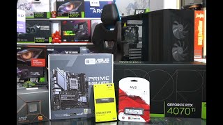 Live PC build featuring Asus ProArt RTX 4070ti + Testing the new 8500g CPU