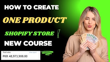 How to Create Shopify One Product Store | HHC DROPSHIPPING LATEST COURSE