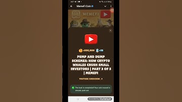Pump and Dump Schemes: How Crypto Whales Crush Small Investors | Part 3 of 5 | MemeFi