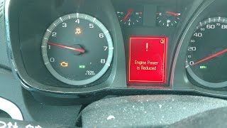 How to fix reduced engine power mode on GMC and Chevy / Throttle body cleaning on 2010 GMC Terrain