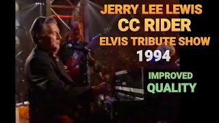 Jerry Lee Lewis - C.C.Rider - Elvis Tribute - Memphis 1994 (VHS-Improved Quality 2024)