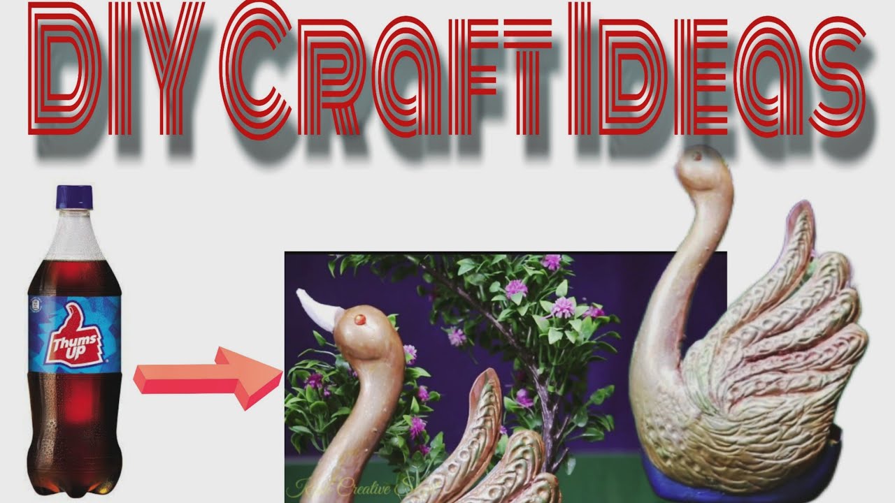 A Duck Flower Vase | DIY craft | clay Craft Amazing DIY Flower Vase