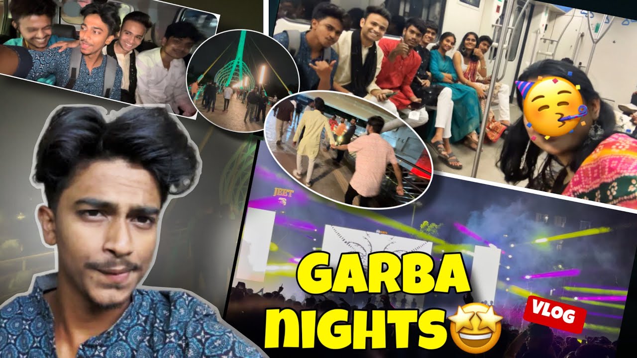 GARBA NIGHT’S😍FULL CELEBRATION 2025💥VLOG-MessWithAtharva