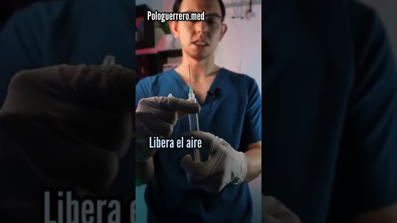 &iquest;C&oacute;mo aplicar una inyecci&oacute;n intramuscular? #medicina #shorts #sabiasque