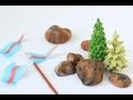 How to Make Edible Trees, Rocks, and Flags (for My 3-D Castle Cookie)
