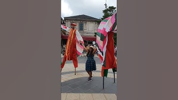 đi cà kheo điệu nghệ #shorts,  go on stilts artfully #shorts