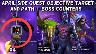 Side Quest Week 2 Guide | Easy Objective Target | Path + Boss Counters | Marvel Contest of Champions screenshot 2