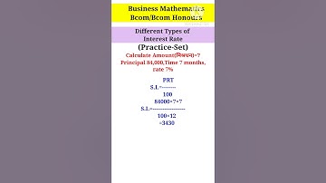 Financial Mathematics|Business Mathematics|Bcom & Bcom Honours #shorts #shortsfeed #shortviral #yt