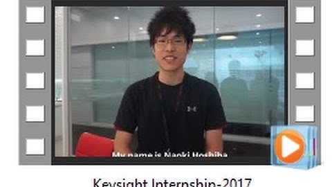 Internship @ Keysight Malaysia