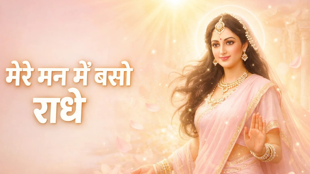 मेरे मन में बसो राधे | हृदय स्पर्शी राधा रानी भजन | शांति और समर्पण गीत