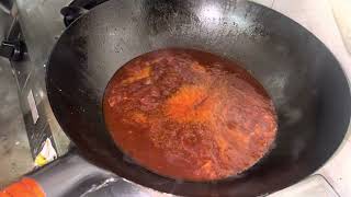 Ered Shrimp With Coca Cola