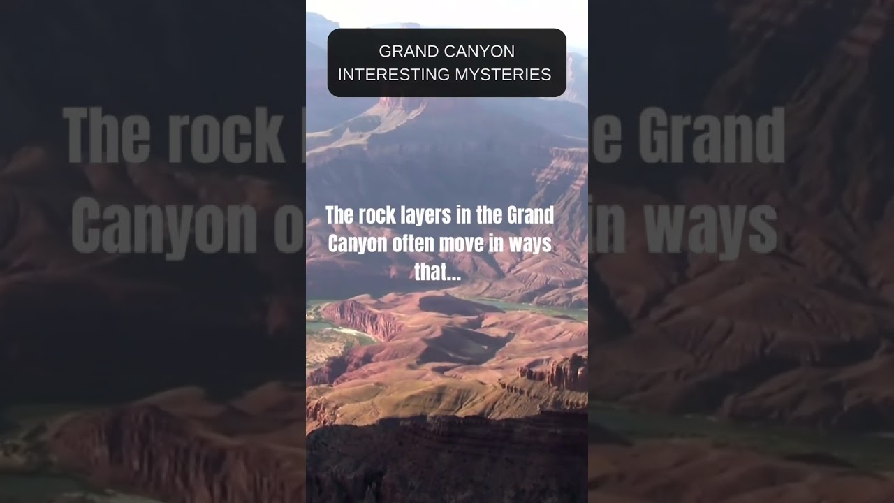 Did you know this mystery about the canyon? 