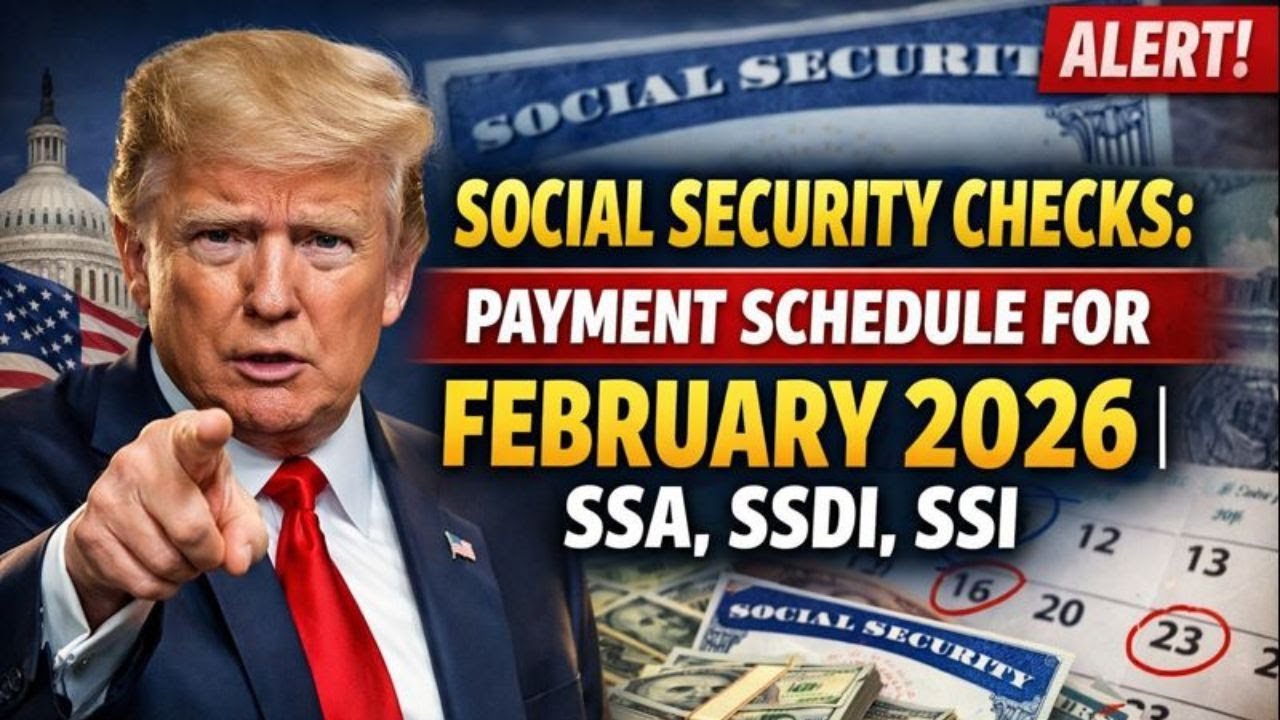 Social Security Checks: Payment Schedule for February 2026 | SSA, SSDI ...