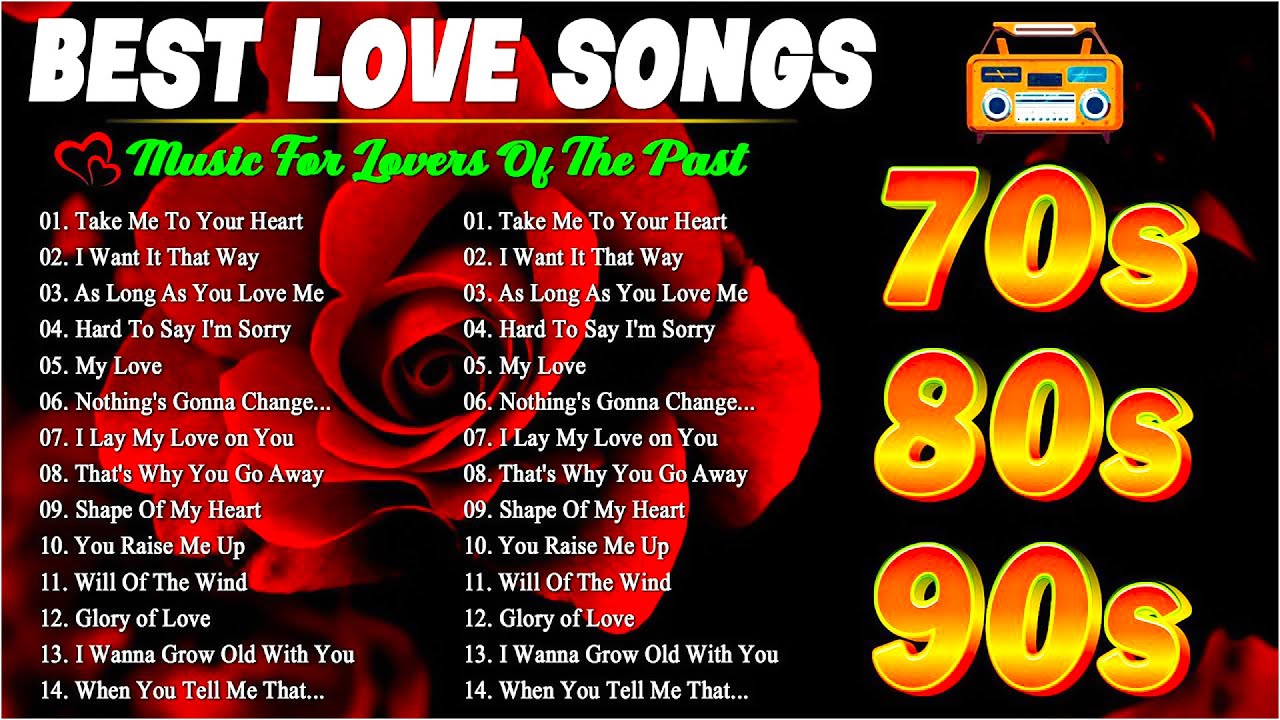 GREATEST ROMANTIC CLASSIC HITS 💖 BEST LOVE SONGS EVER 🎶  OF THE 70S, 80S & 90S  OLD LOVE SONGS
