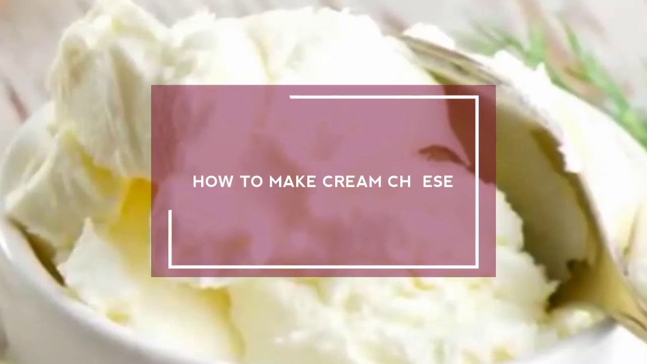 How to make cream cheese at home with just 2 ingredients YouTube