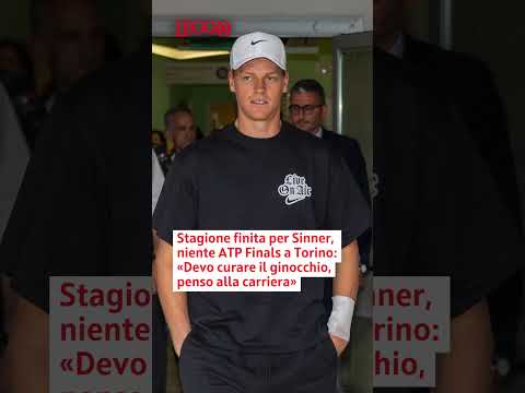 Video Sinner, stagione finita, niente ATP Finals a Torino: «Devo curare il ginocchio, penso alla carriera»