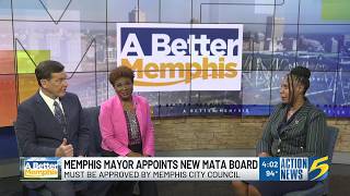 TCAT Memphis President Dr. Gwen Sutton appointed to MATA board
Dr. Gwen Sutton, President of TCAT Memphis, joins A Better Memphis to discuss her new appointment by the Mayor to the MATA board and her vision for the future of public transit in the city ahead of tonights City Council vote.
For more Local News from WMC: https://www.actionnews5.com/
For more YouTube Content: https://www.youtube.com/channel/UClB7bBkHRCx5MTrf94dW2aQ TCAT Memphis President Dr. Gwen Sutton appointed to MATA board