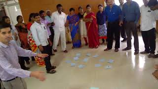 Teacher training - demonstrating an activity (Pelmanism)