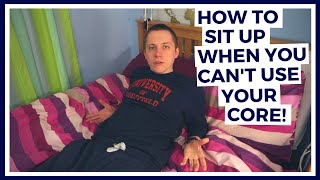 Bed Mobility for PARAPLEGICS and QUADRIPLEGICS - How to SIT UP and MOVE AROUND without CORE!