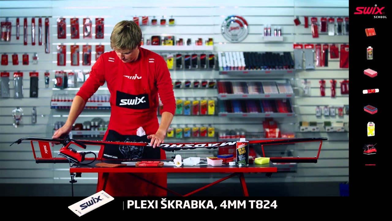 1. Úprava nových lyží ► SWIX | instruktážní video #1