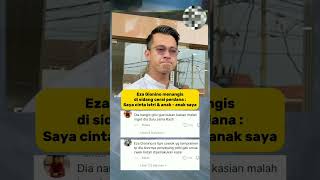 Eza Gionino Menangis Di Sidang Cerai Perdananya