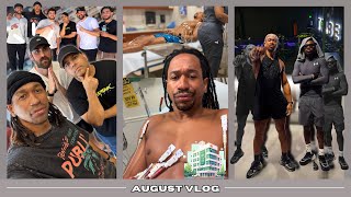 AUGUST VLOG: DashieXP Link-Up 🎮 | Gunna Invite Only 🏋️ | Scary Hospital Trip 🚑