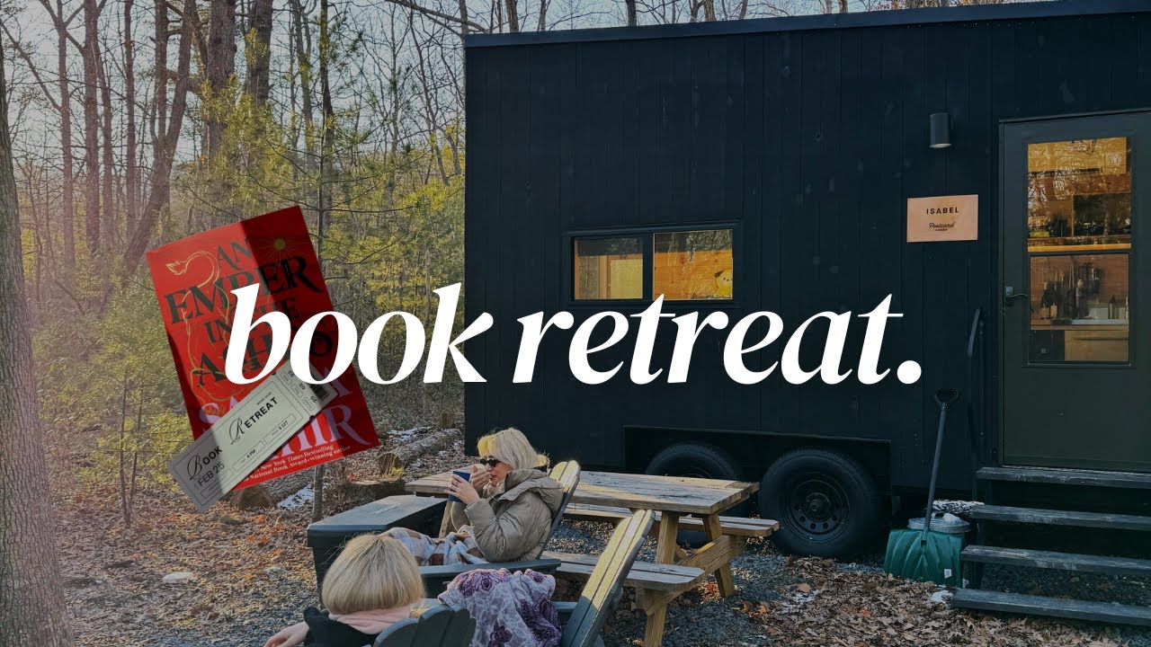 sometimes u just need to touch grass | book retreat part one (vlog)