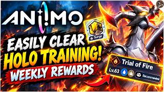How to Easily Clear Fire Training Holo Battle Sim Challence in Aniimo ~FULL RUN WALKTHROUGH~