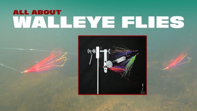 FLIES FOR WALLEYES!! Fly Rigging Wisconsin River Walleyes - SHOP