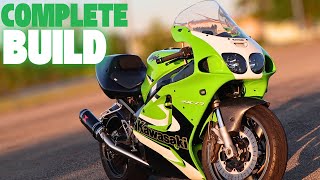 ZX7R COMPLETE TIME LAPSE | 1999 KAWASAKI ZX7R | BUILDING A
