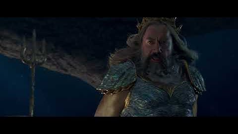 king triton mad at ariel for exploring the shipwreck | little mermaid 2023 hd