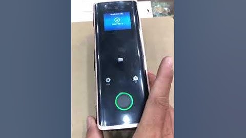 Hướng dẫn cài đặt khóa vân tay cửa kính