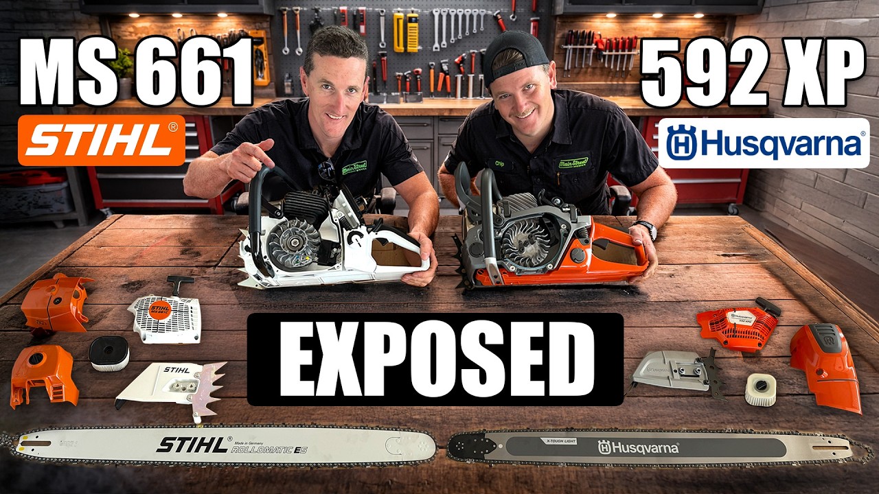 Правда о сравнении бензопил Stihl MS 661 и Husqvarna 592 XP!