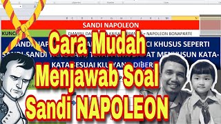 CARA MUDAH MENYELESAIKAN SOAL SANDI NAPOLEON || SANDI PRAMUKA || SANDI NAPOLEON CARA MUDAH MENYELESAIKAN SOAL SANDI NAPOLEON || SANDI PRAMUKA || SANDI NAPOLEON