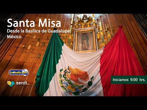 Misa de hoy desde la Basílica de Guadalupe 🇲🇽. Martes 14/julio/2026 9:00 hrs.