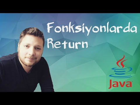 Java Programlama Dersleri 16  -  Fonskiyonlarda Return