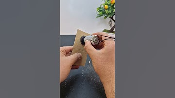 wood hole saw with DC motor | #dcmotor #dcman #teach #experiment #techexperiments #saw