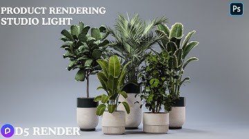 How to Create Studio Light in D5 Render | Product Rendering Tutorial.