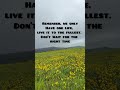 YOLO #liveinpresent #lifelessons #motivationalvideo