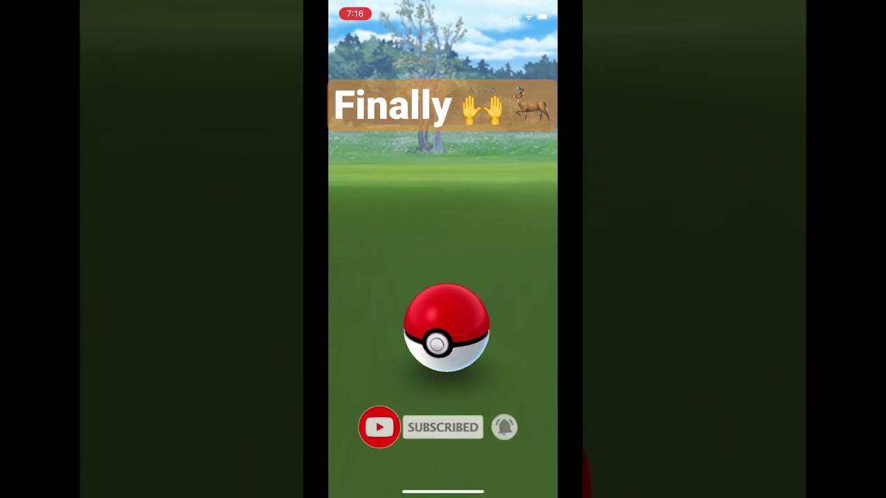 FINALLY caught this POKÉMON (deerling) 🙌🦌 