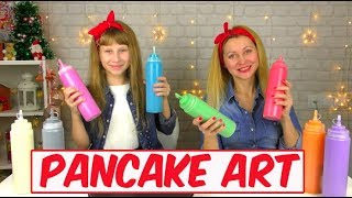Christmas Pancake Art Challenge блинный ЧЕЛЛЕНДЖ  Новый Год 2019 ❤ Святослава