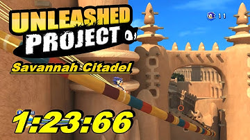 Sonic Generations - Unleashed Project - Savannah Citadel - Speedrun - 1:23:66